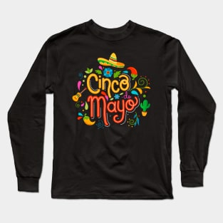 Cinco De Mayo Mexican T Shirts Funny Saying Casual Long Sleeve T-Shirt